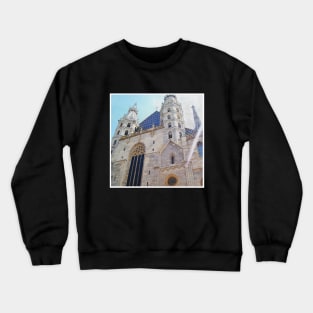 Beautiful Vintage Photography from Vienna Austria Europe Streets of Vienna Discover new places Travel the world Crewneck Sweatshirt